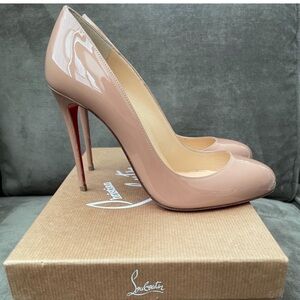 Christian Louboutin Dorissima 100 MM Nude Pump 37